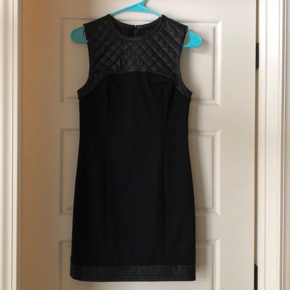 Alexander Wang Quilted Leather Yoke Mini Dress 2 - Picture 4 of 8